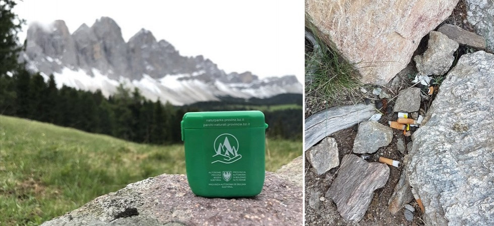 Un mozzicone può avvelenare fino a 60 litri d’acqua e in montagna impiega 7 anni per degradarsi